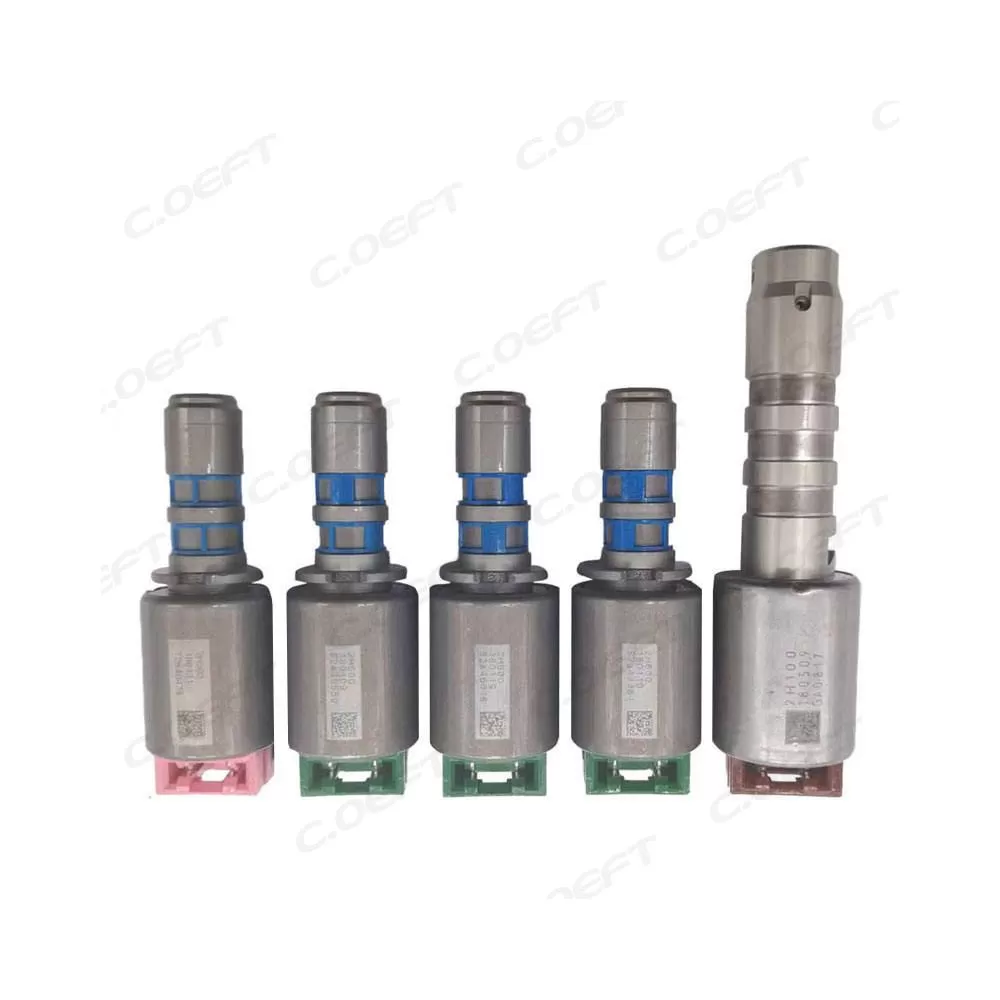 Para válvula solenóide de transmissão Hyundai Kia CVT 5 PÇS/SET