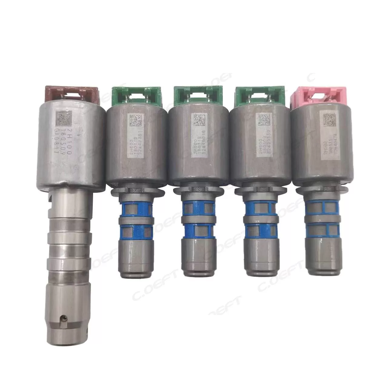 Para válvula solenóide de transmissão Hyundai Kia CVT 5 PÇS/SET