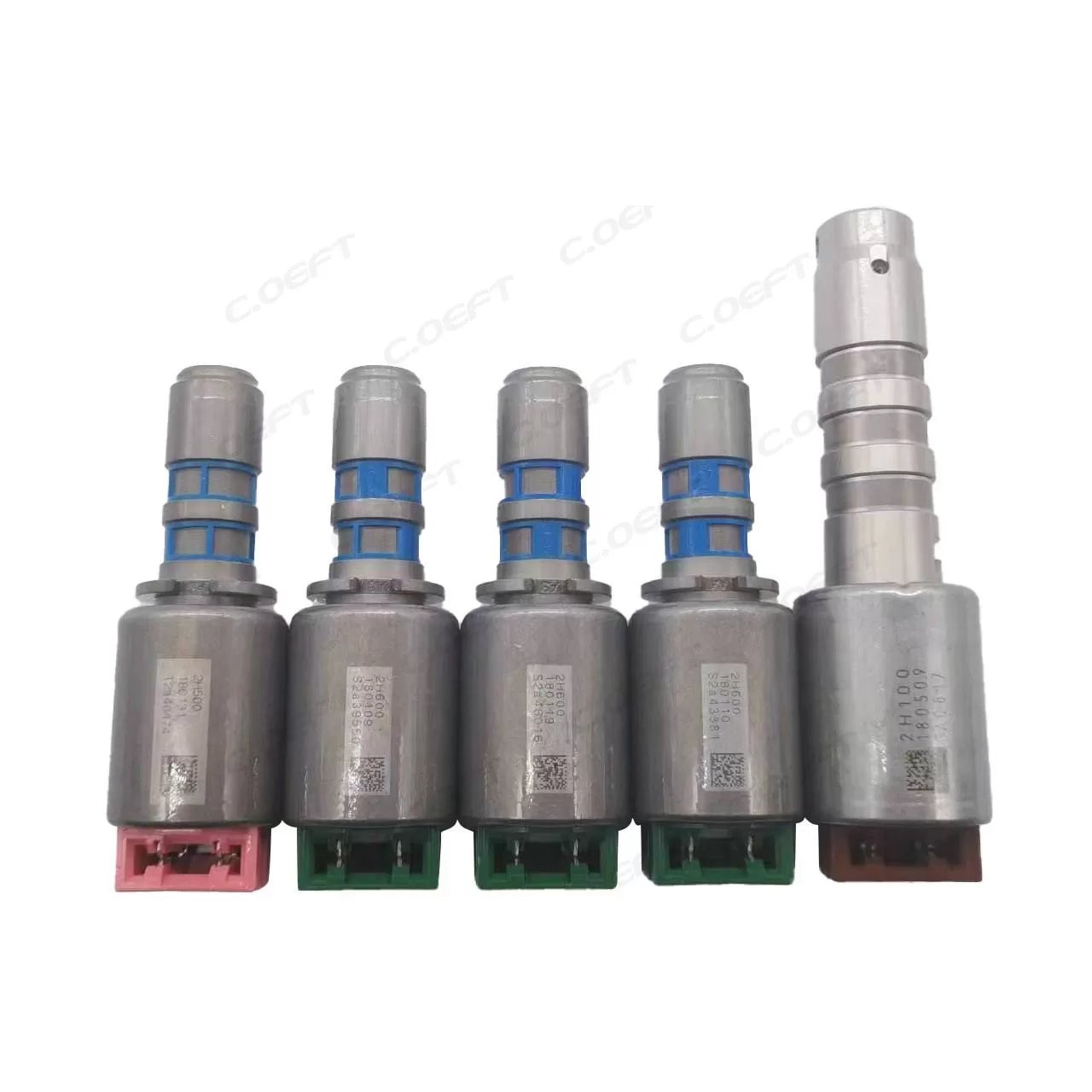 Para válvula solenóide de transmissão Hyundai Kia CVT 5 PÇS/SET