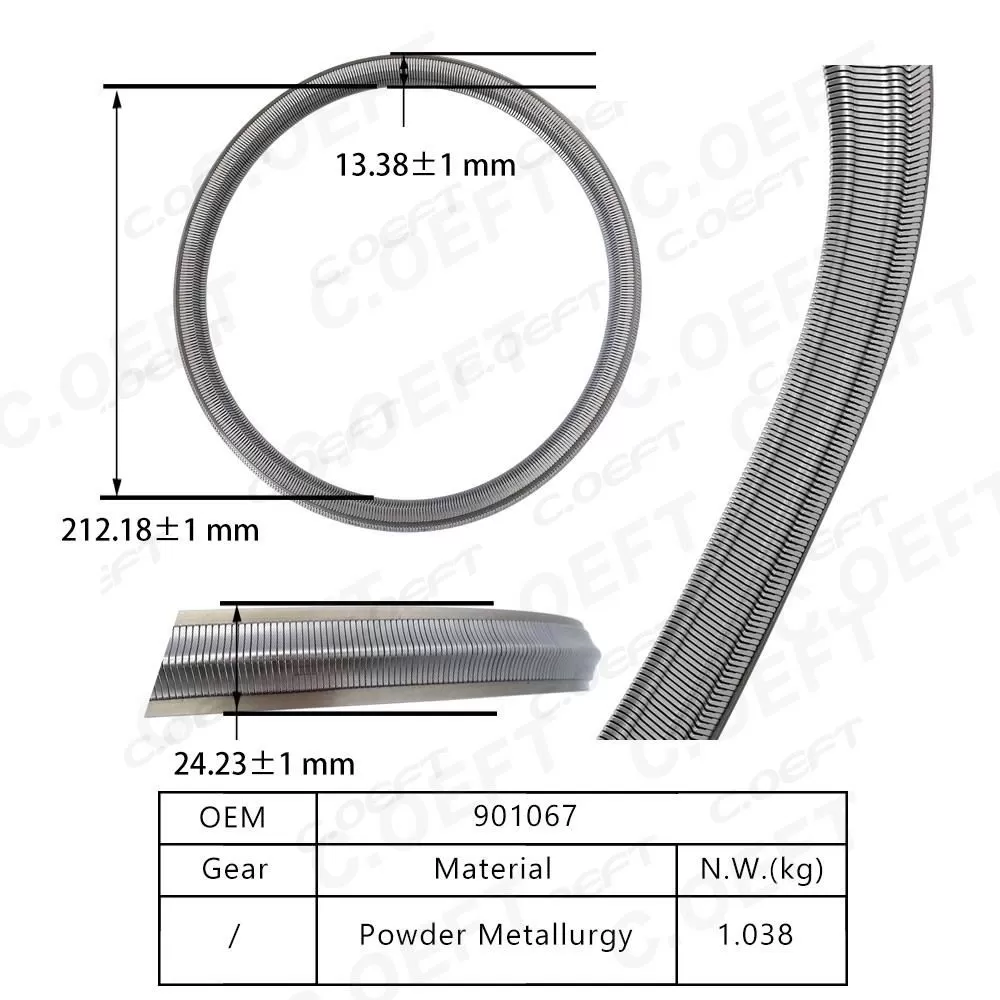 For Chery 019CHA Refabricated Auto Parts Transmission Steel Belt 901067