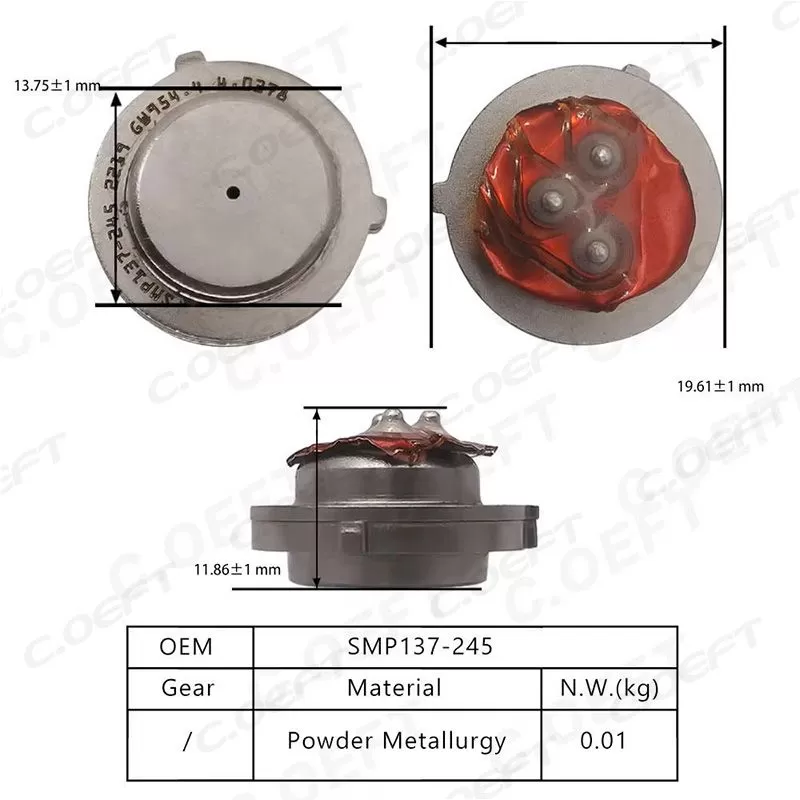 For Volkswagen DQ200 0AM Remanufactured Transmission Pressure Sensor SMP137-245