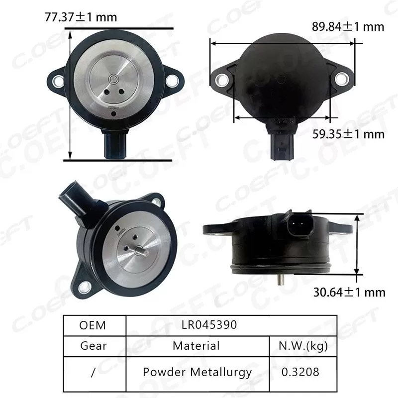 Para peças de motor land rover alta qualidade lr045390 ajustador de árvore de cames ímã solenóide atuador de temporização