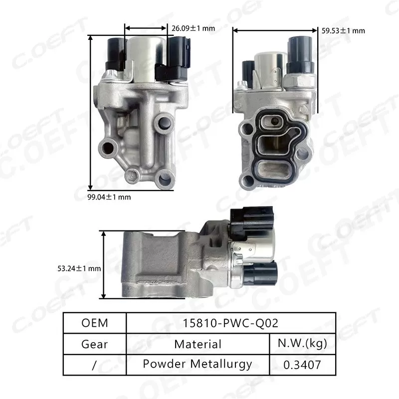 For Honda Oil Control Variable Valve 15810-PWC-Q02