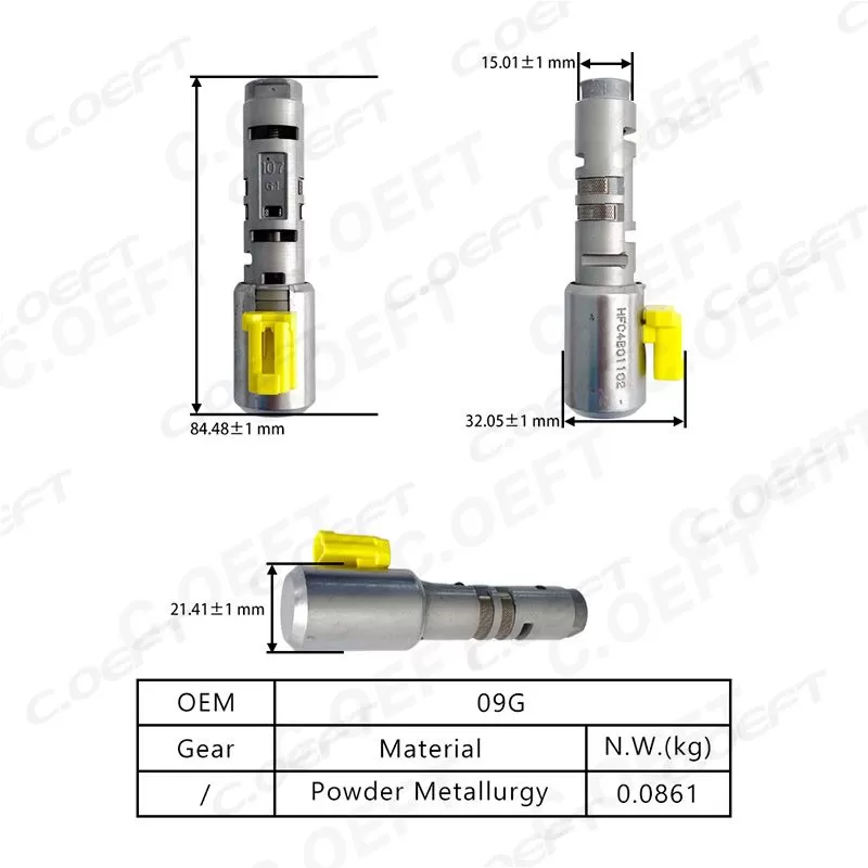 For Volkswagen Transmission Solenoid Valve (107) 09G