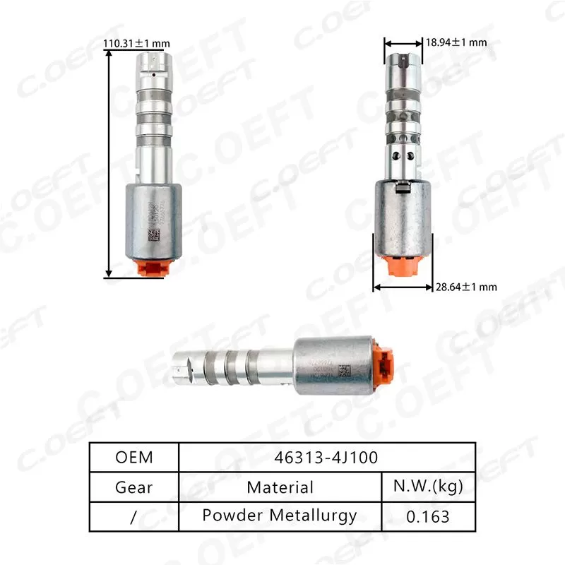 Para válvula solenóide de transmissão Hyundai e Kia 46313-4J100