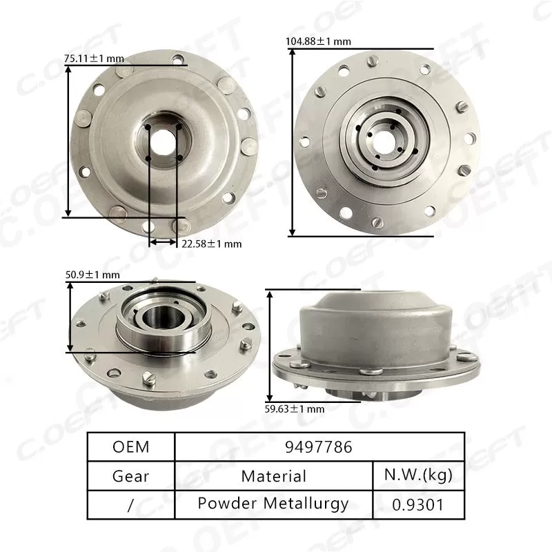 Para Volvo 2.9/E52 (2001-2007) Engrenagem de sincronização VVT (exaustão) 9497786