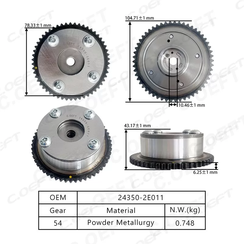 For Kia NU VVT Timing Gear fine-tooth (Intake)  24350-2E011