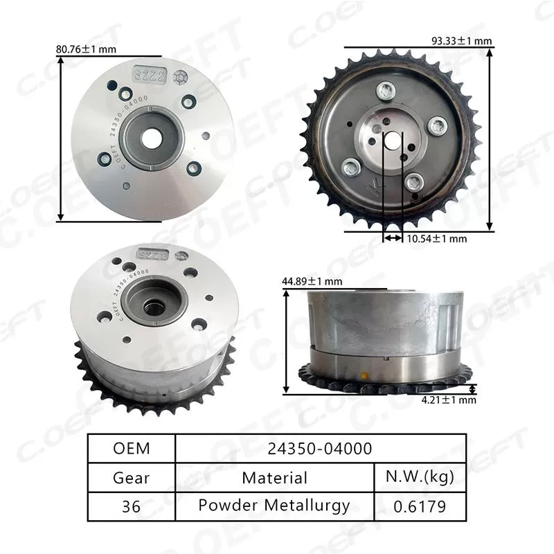 For Hyundai Kia VVT Timing Gear (Intake) 24350-04000
