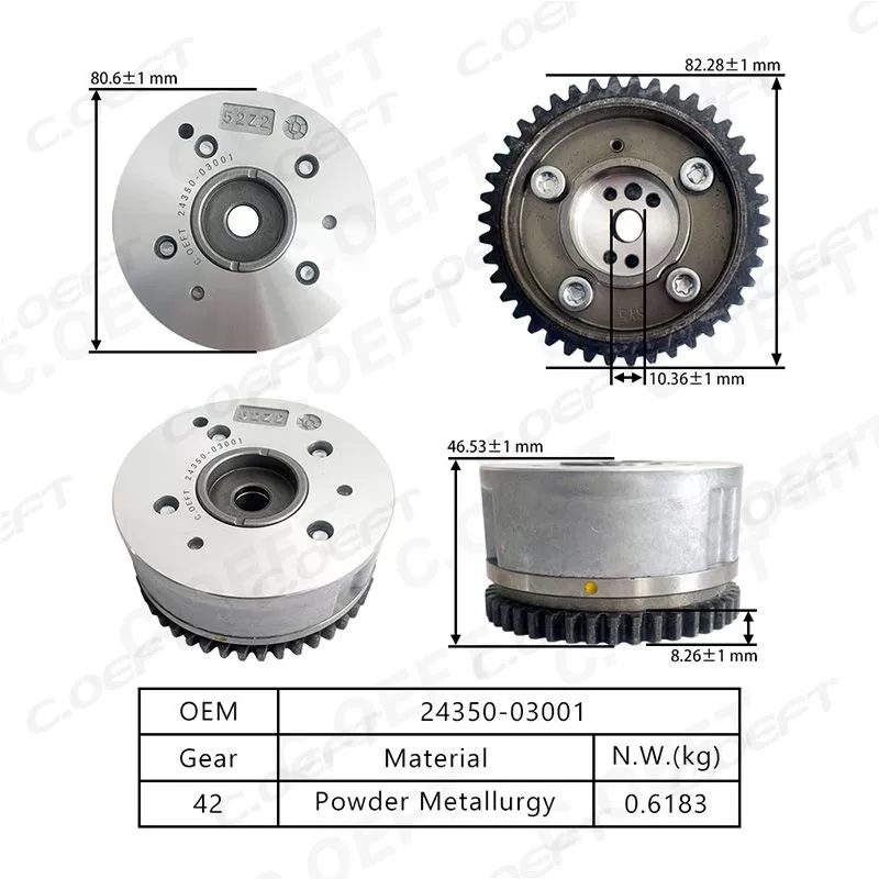 For Hyundai Kia VVT Timing Gear (Intake) 24350-03001