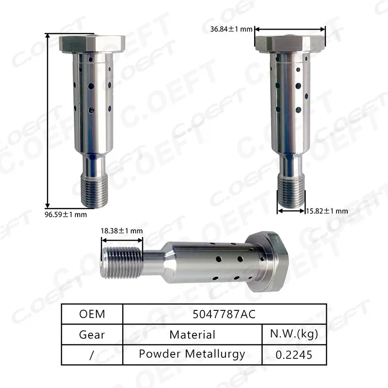 For Chrysler 3.6L Center Screw 5047787AC