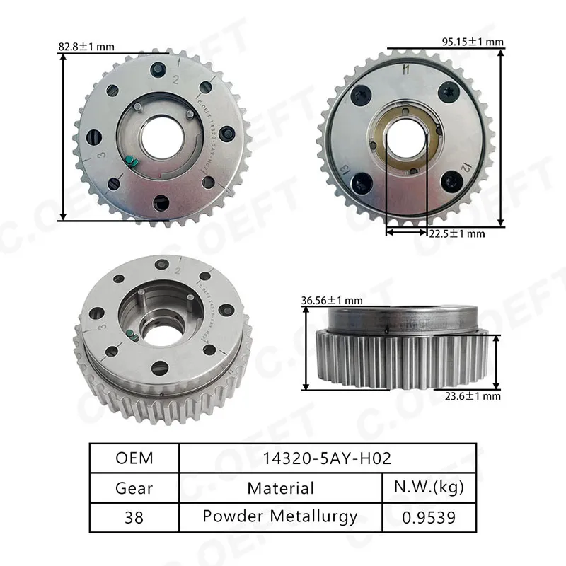 Para engrenagem de sincronização Honda Lingpai VVT (exaustão) 14320-5AY-H02