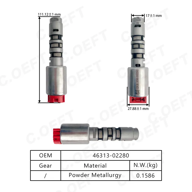 Para válvula solenóide de mudança de transmissão hyundai qk4 46313-02280