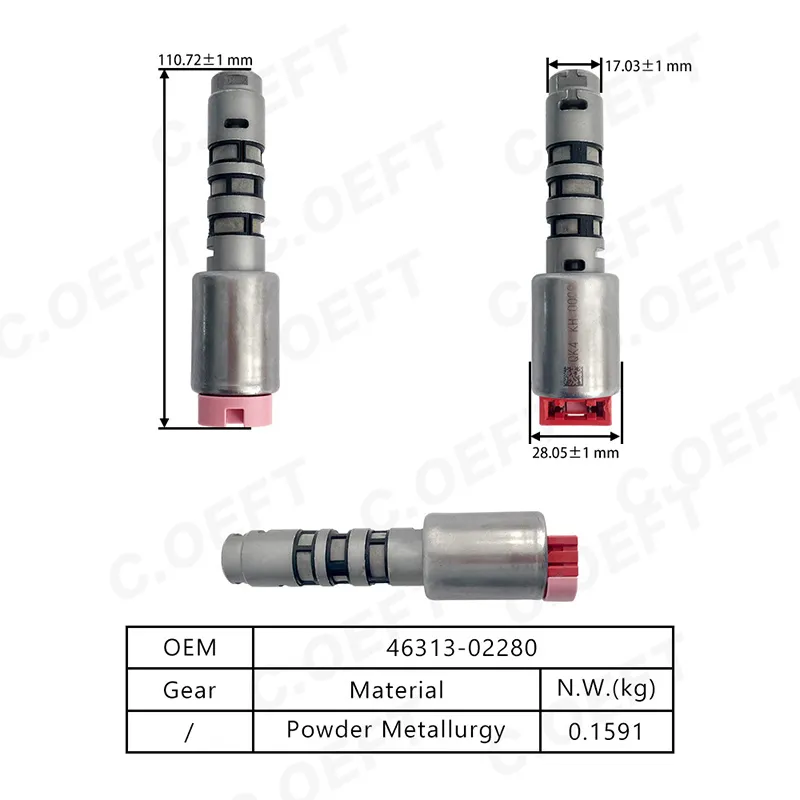 Para hyundai qk4 46313-02280 válvula solenóide de mudança de transmissão